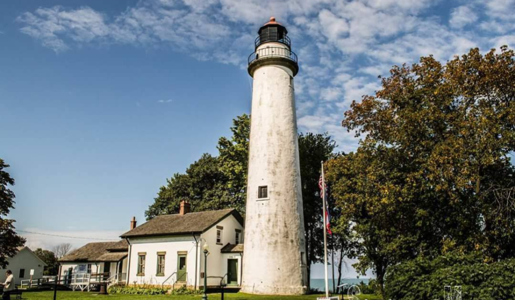 Pointe Aux Barques Lighthouse in Port Austin, Michigan