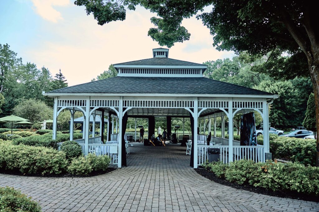Gazebo at Wellers in Saline, Michigan. Photo taken by 