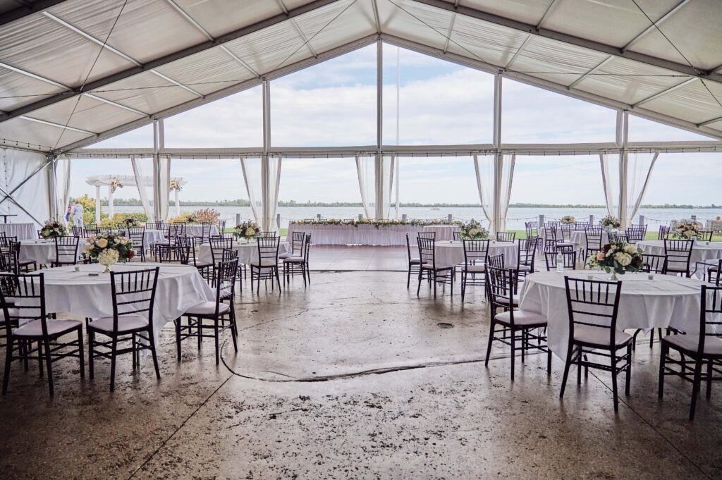 Silver Shores waterfront wedding venue in Wyandotte, Michigan