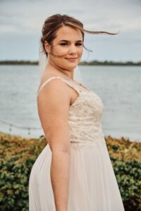 Bride at Silver Shores in Wyandotte, Michigan