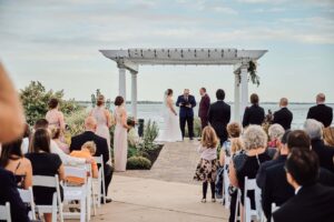Ceremony taking place at Silver Shores in Wyandotte, Michigan