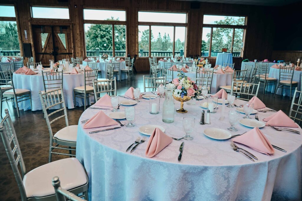Wedding Reception layout at Solitude Links Golf Course